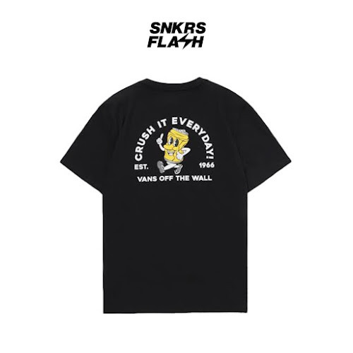 VANS AP CRASH IT SS TEE BLACK Baju Lengan Pendek Unisex - VN0A4UQPBLK