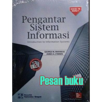 

SALE !!! BUKU PENGANTAR SISTEM INFORMASI - EDISI 16 BUKU 1 - GEORGE M. MARAKAS READYY