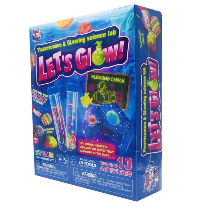 

SALE !!! BIG BANG SCIENCE LETS GLOW FLUORESCENCE & GLOWING LAB MAINAN SAINS READYY