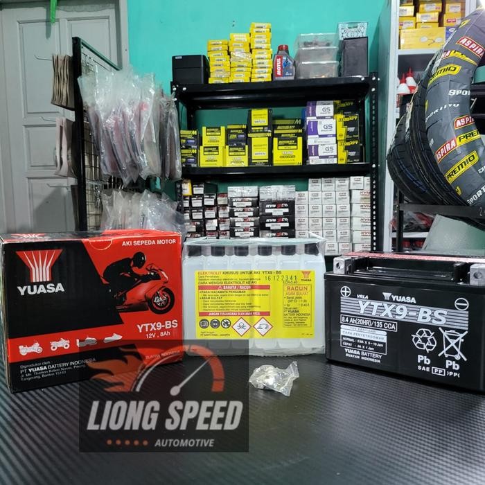 Aki Yuasa Ytx9-Bs For Ninja 250Fi