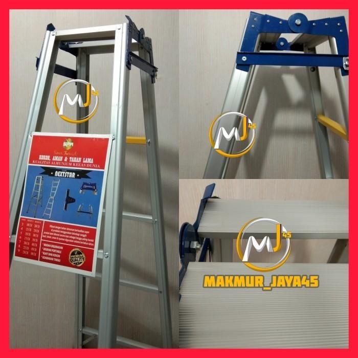 Tangga lipat Tangga lipat aluminium Tangga aluminium 150 cm - 2 m *