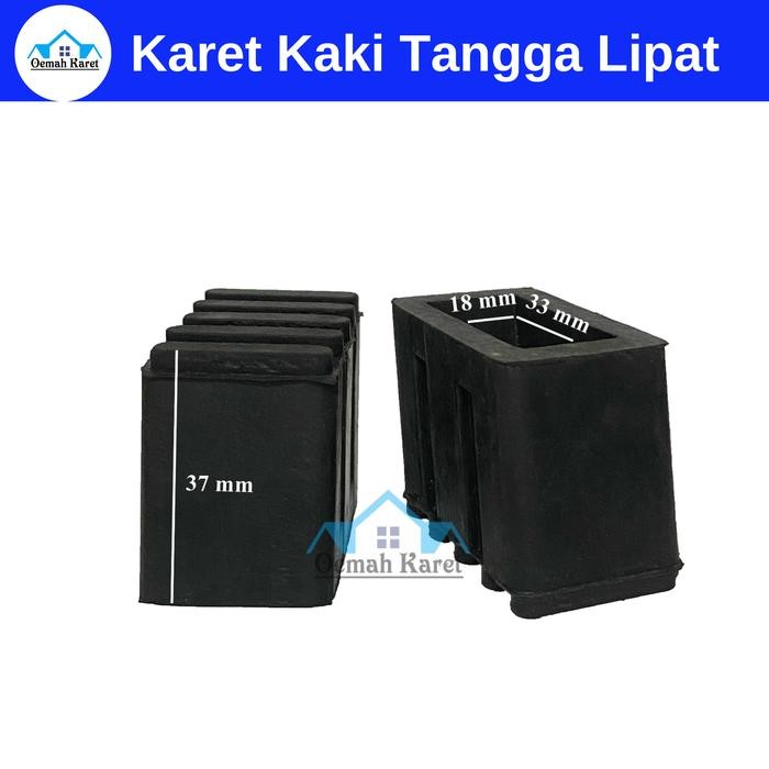 Alas Karet Kaki Tangga Lipat Aluminium *