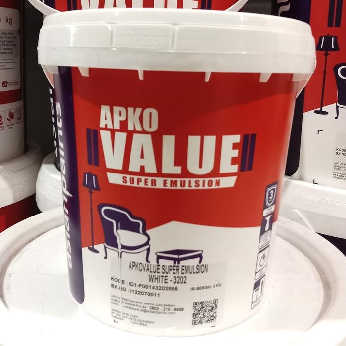 CAT TEMBOK APKO VALUE ( ASIAN PAINTS ) 5kg