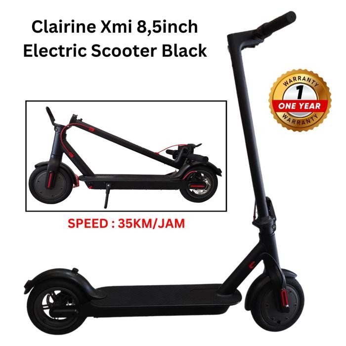Scooter Clairine Xmi 8,5Inch Electric Scooter Black / Skuter Listrik / Electric Scooter Pasti Ori
