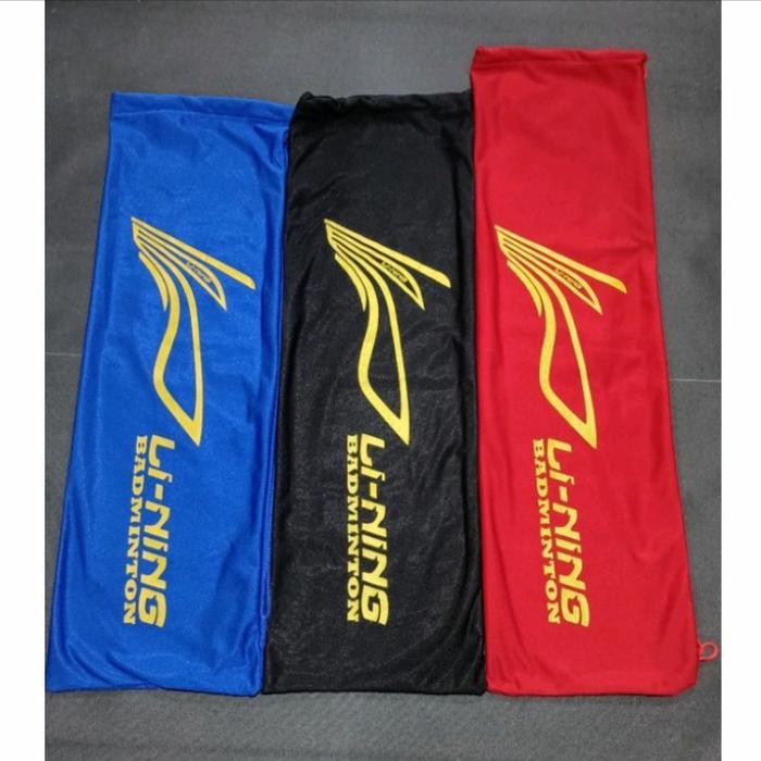Tas Raket Badminton Kain Serut Li-Ning Terlaris Best Quality 100% Original