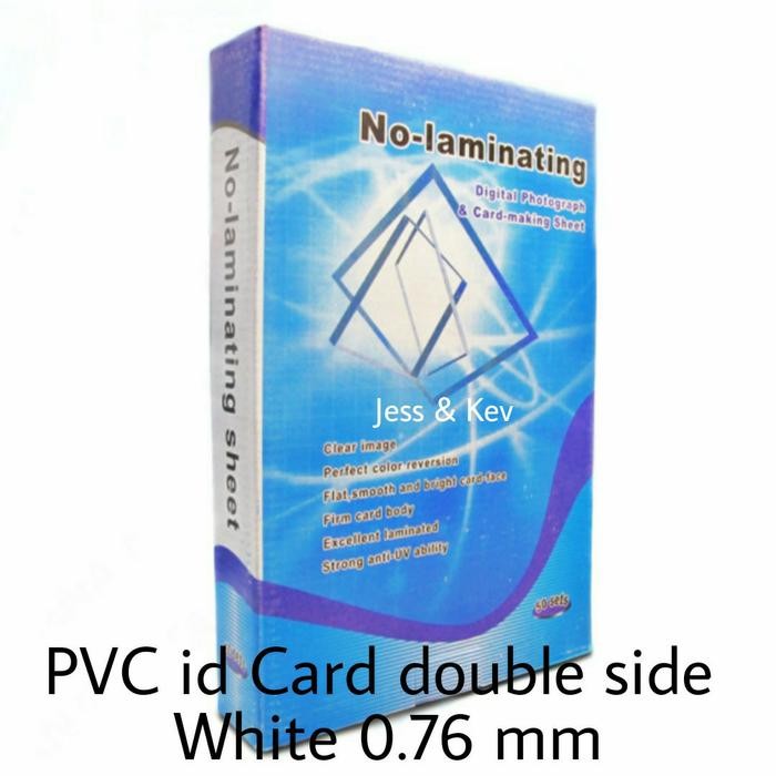 

Pvc Id Card Instan 0.76 Mm White Bahan Pvc Id Card