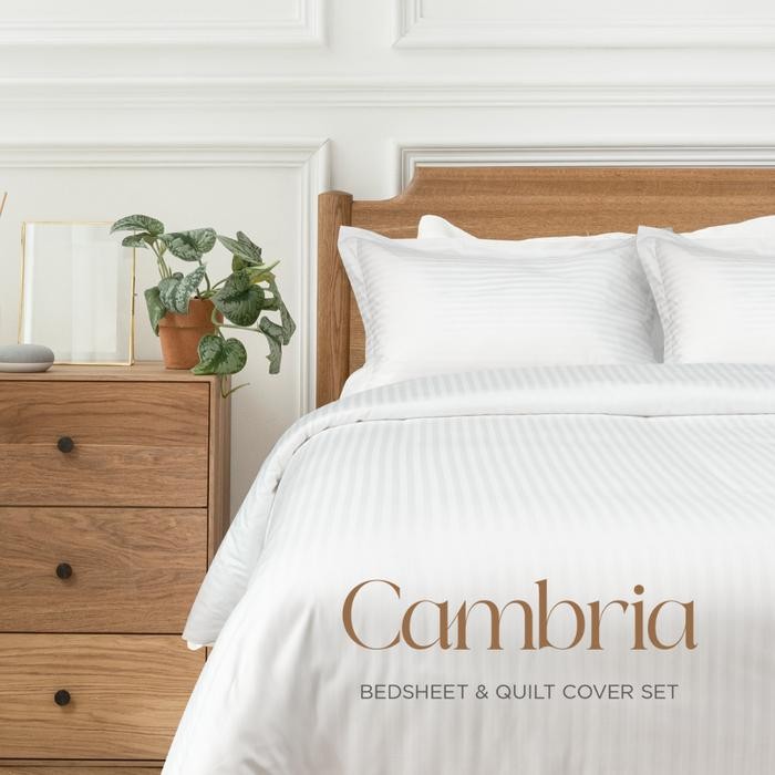 

NINA MG - Cambria Fitted Sheet Quilt Cover