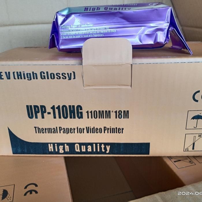 

Thermal Paper UPP-110 HG kertas USG type V High Glossy