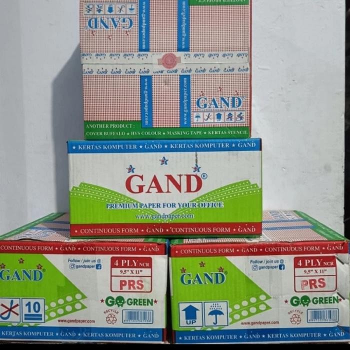 

continuous form 4 ply 9.5 x 11/2/bagi dua/PRS