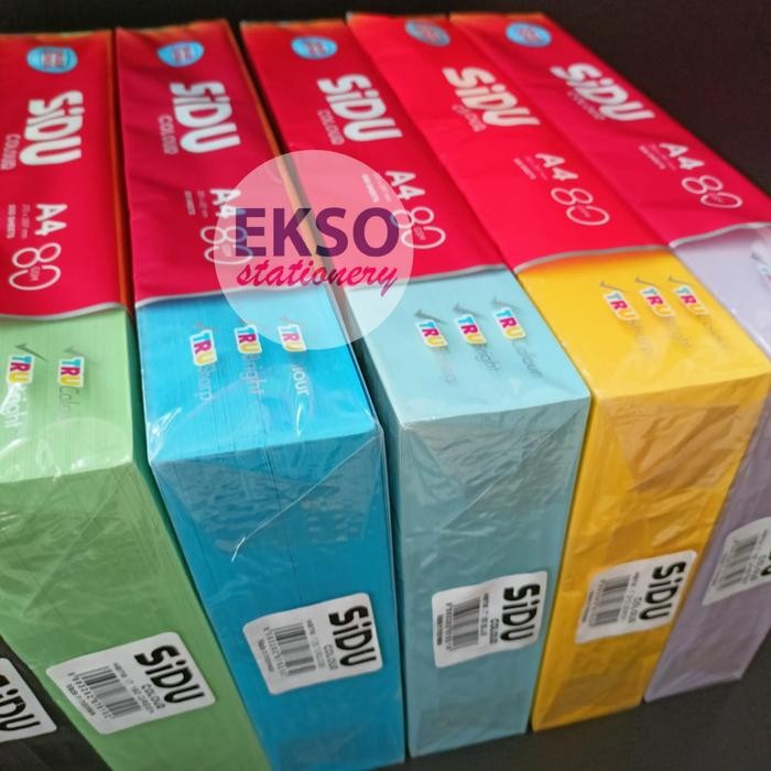 

KERTAS HVS WARNA WARNI A4 80 GSM RIM