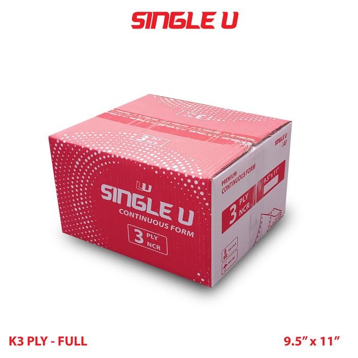 

KERTAS CONTINUOUS FORM / Kertas Komputer UK: 9.5 X 11 3Ply K3