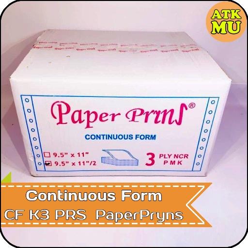 

Kertas Continuous Form 9,5" x 11"/2 3 PLY NCR K3 PRS PaperPryns