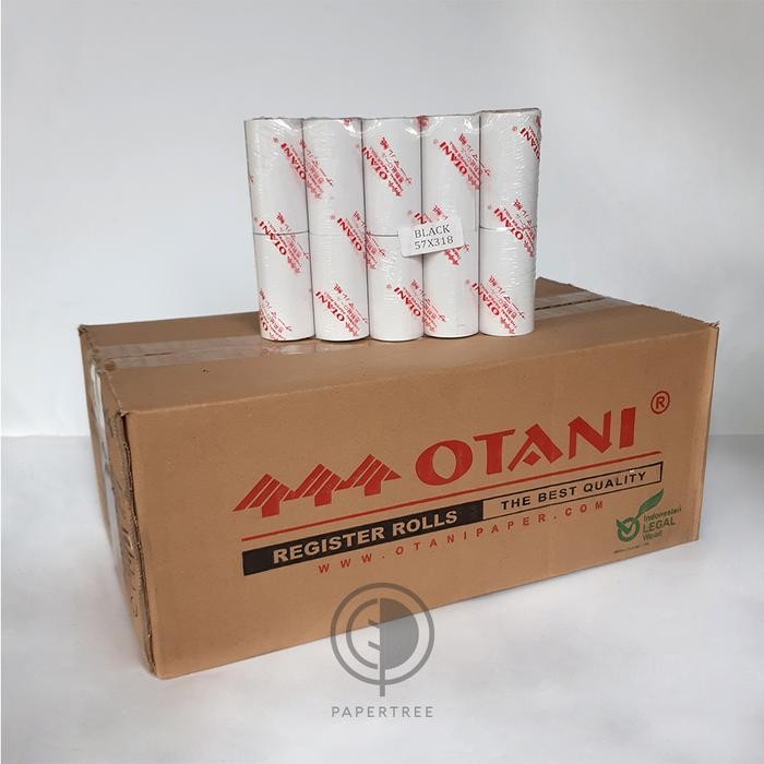 

[DUS] Register Rolls / Kertas Struk Thermal Merk Otani Uk. 57 x 31 mm