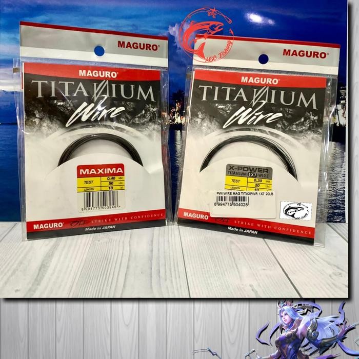 Neklin Maguro Titanium Wire 10M 20lb, 50lb