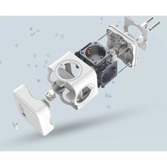 Populer Powercube Stop Kontak Kabel Powercube Extended Usb 1,5M Stop Kontak