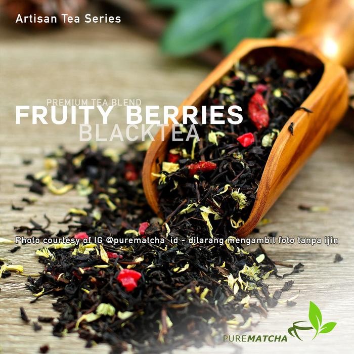 

Artisan Tea Cafe - Black Tea Fruity Berry Pop 500gr Teh Hitam Buah