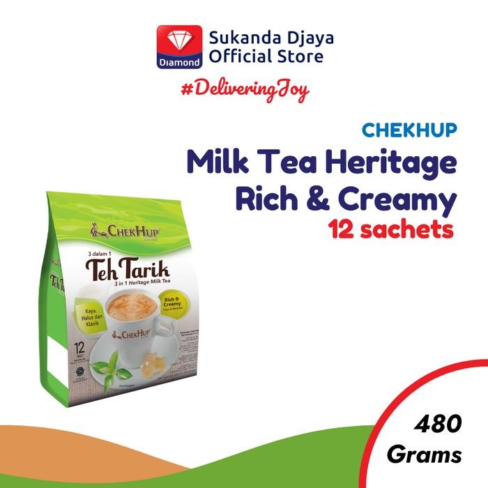

Chekhup Milk Tea Hearitage Rich & Creamy - 12 Pcs@40 Gr