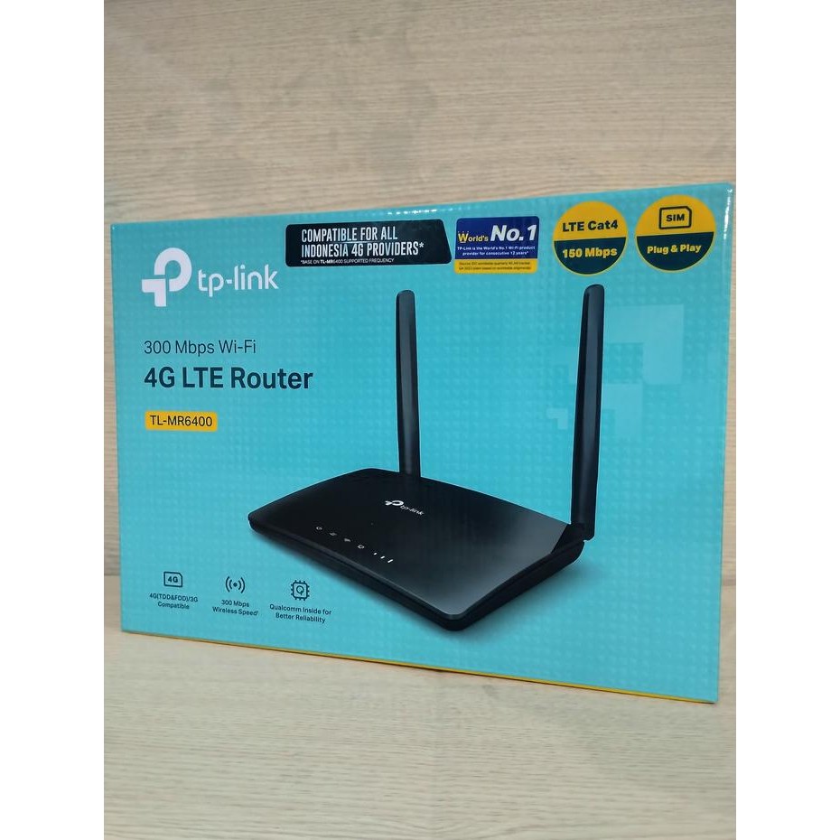TP-LINK TL-MR6400 300MBPS WIRELESS N 4G LTE ROUTER TP LINK TL MR6400