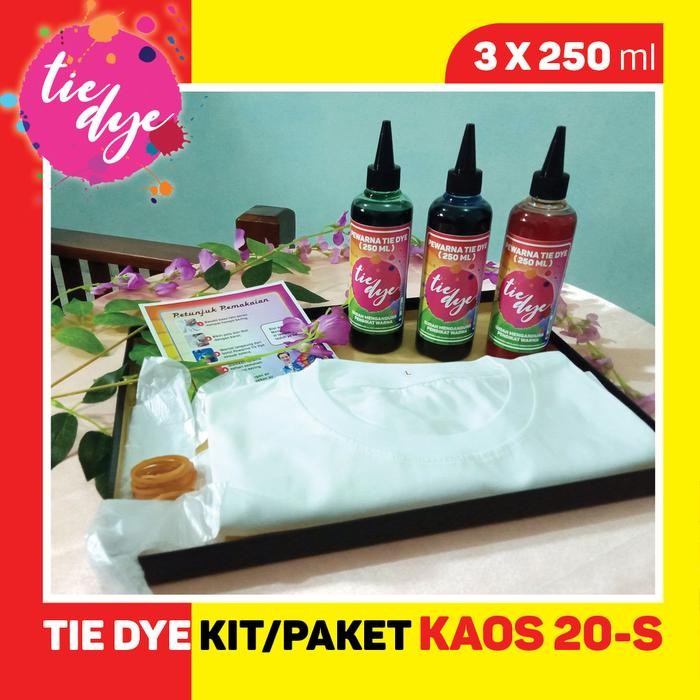 

Tie Dye Kit / Pewarna Tie Dye Paket / Pewarna 250 Ml Cair / Tinta