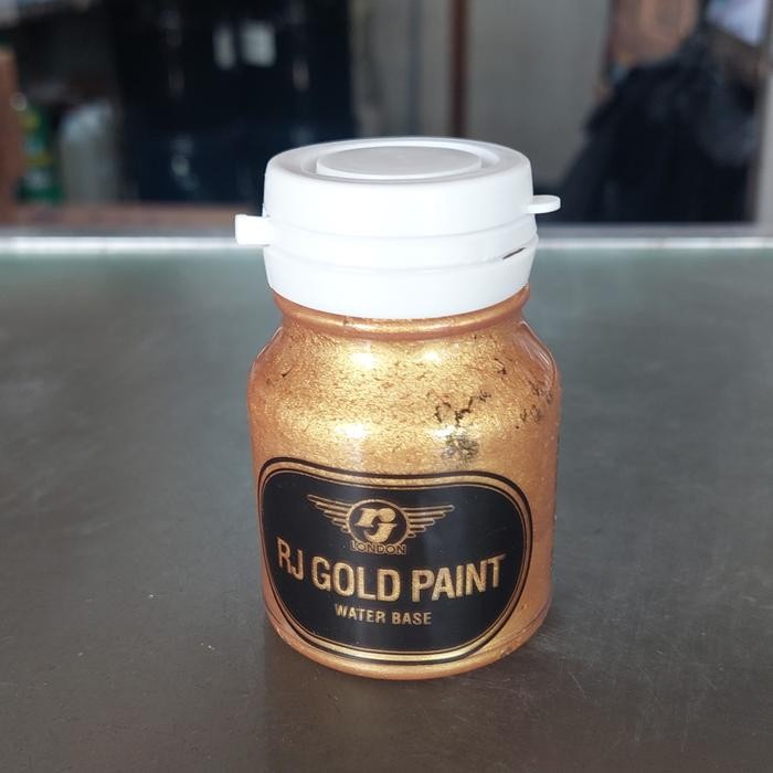 Cat Gold Paint Rj London Water Base Cat Air Mas Emas Serbaguna