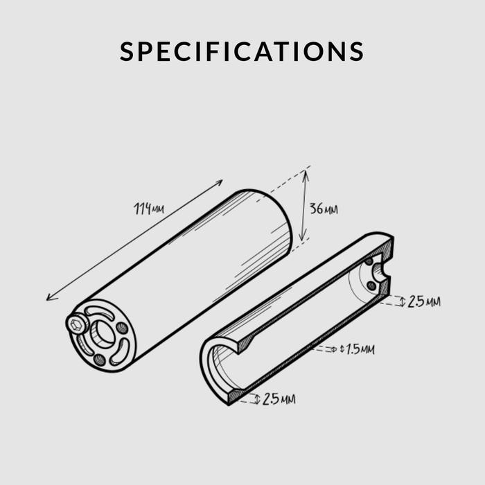 Parts Bmx Flybikes Acero St Peg - Black