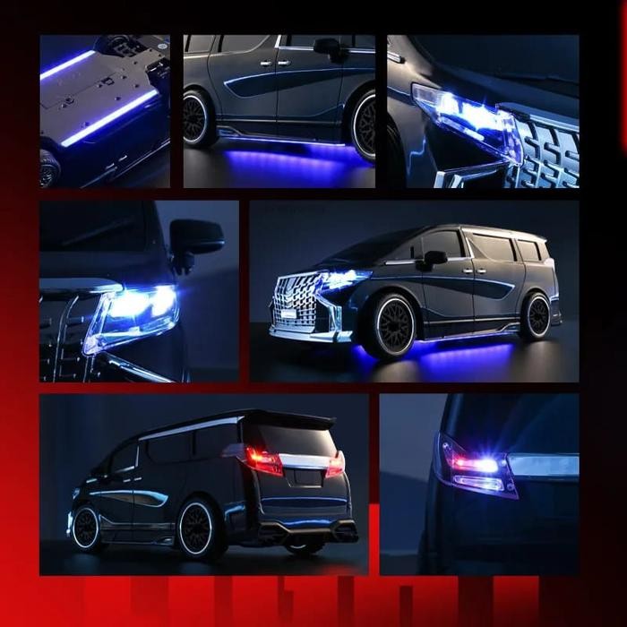 Rc Mobil Alphard Mn68 Car Drift 1/16 4Wd Full Propo Rtr Pasti Ori