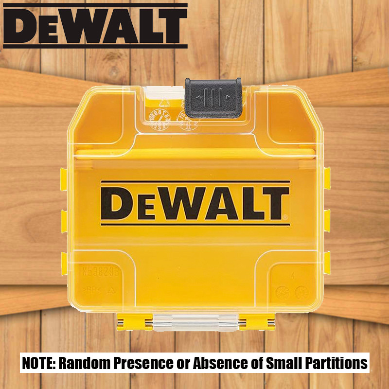 aligatorr100 DEWALT Original Drill Bits Mini Containment Box Yellow Shell Sliding Switch Small Tough