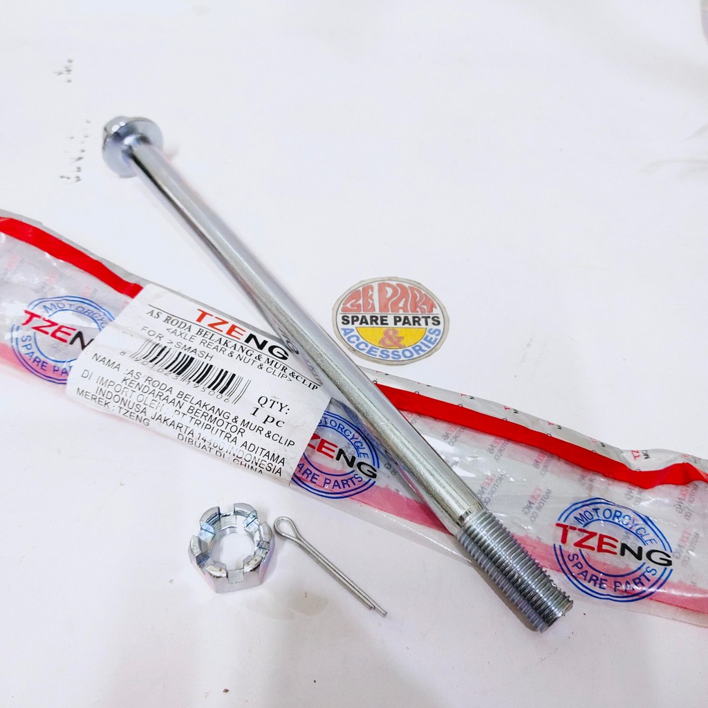 Baut As roda belakang Suzuki Smash Limited Item Barang Langka Spare Part Motor Klasik