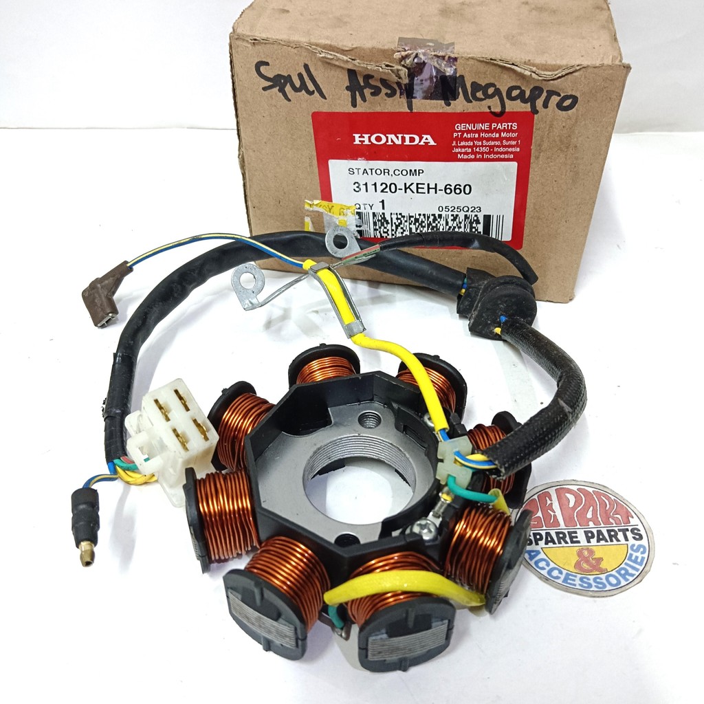 Spul assy Mega Pro GL Neotech Spool Honda 31120-KEH-660 Limited Item Barang Langka Spare Part Motor 