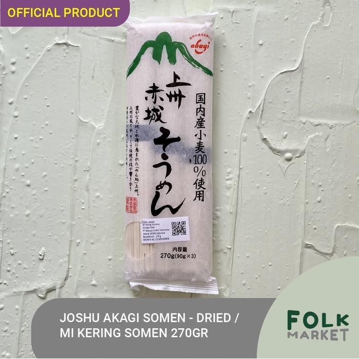 

(Allthebest) JOSHU AKAGI Somen Dried Noodle 270gr - Mi / Mie Kering Somen Jepang