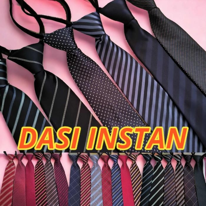 Dasi Instan Dasi Pria Dasi Resleting Dasi Siap Pakai Dasi Motif *