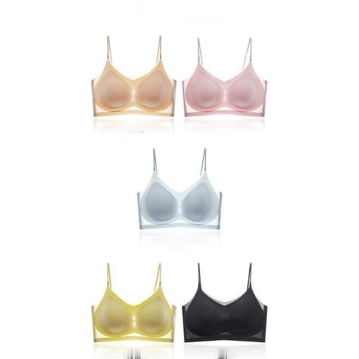 Seamless Bra Tidak Membekas 016 Bahan Lembut Halus Push Up Bra Size L XL XXL Jumbo Kombinasi Lace