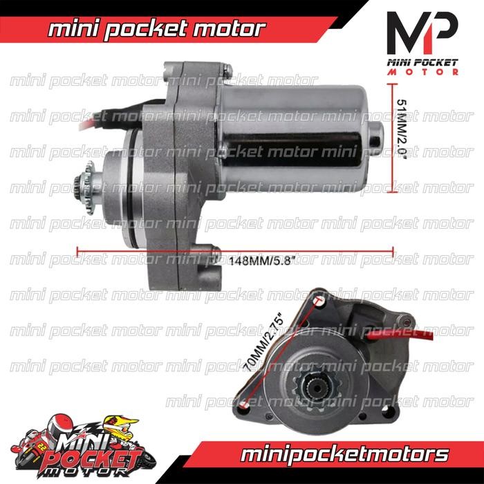 Dinamo Starter ATV 125cc Commander Dinamo Starter ATV 110-125cc Univer *