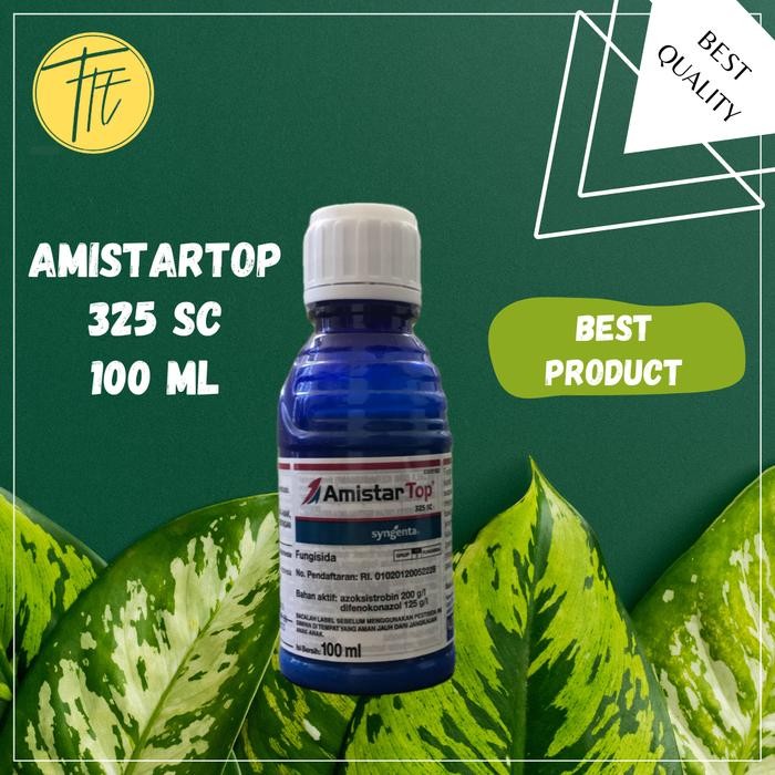 Amistartop 325SC 100ml Fungisida Syngenta Anti Jamur Ampuh Obat Tanaman Buah Bunga Daun Padi Jagung