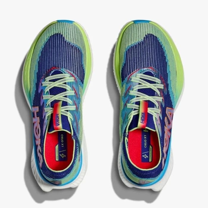 Sepatu Hoka One One Cielo X1 Road Running Shoes Evening Sky / Lettuce Terlaris Best Quality 100%