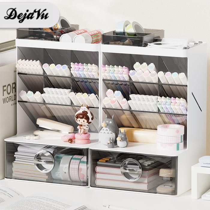 

Kenko Stationary - Dejavu Rak Meja Laci Penyimpanan Pensil Pulpen Storage Box Hsb742