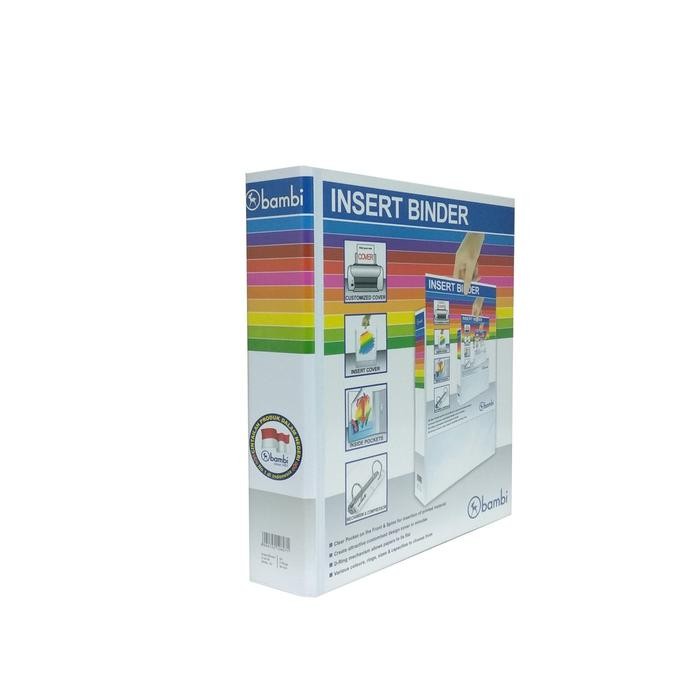 

Melayani Faktur Pajak! Bambi Insert Ring Binder A4 2 Ring Type D All Color Jumbo Size 40 Mm Original