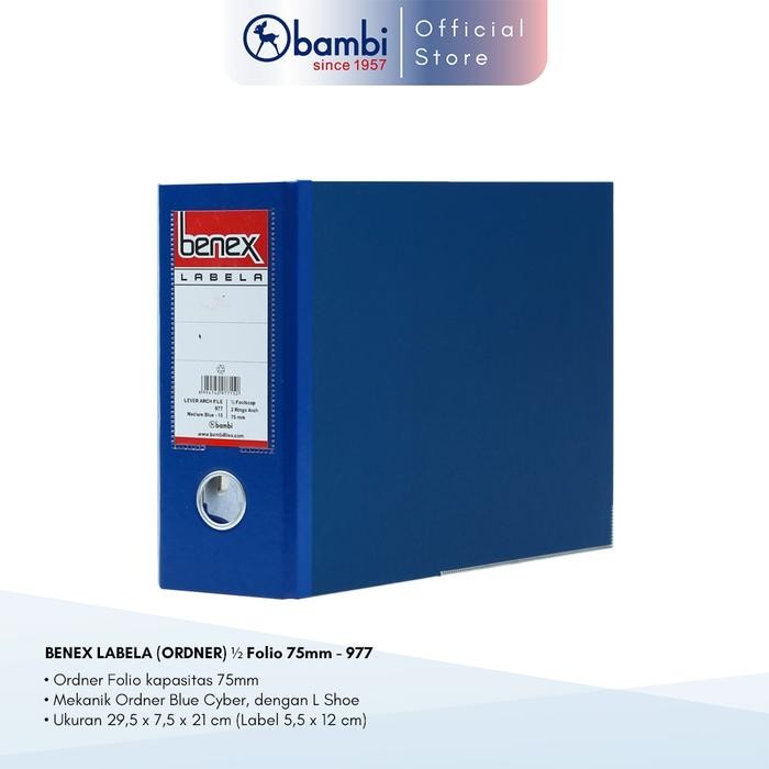 

Benex Labela Lever Arch File Ordner Voucher Jumbo Size 75 Mm Original