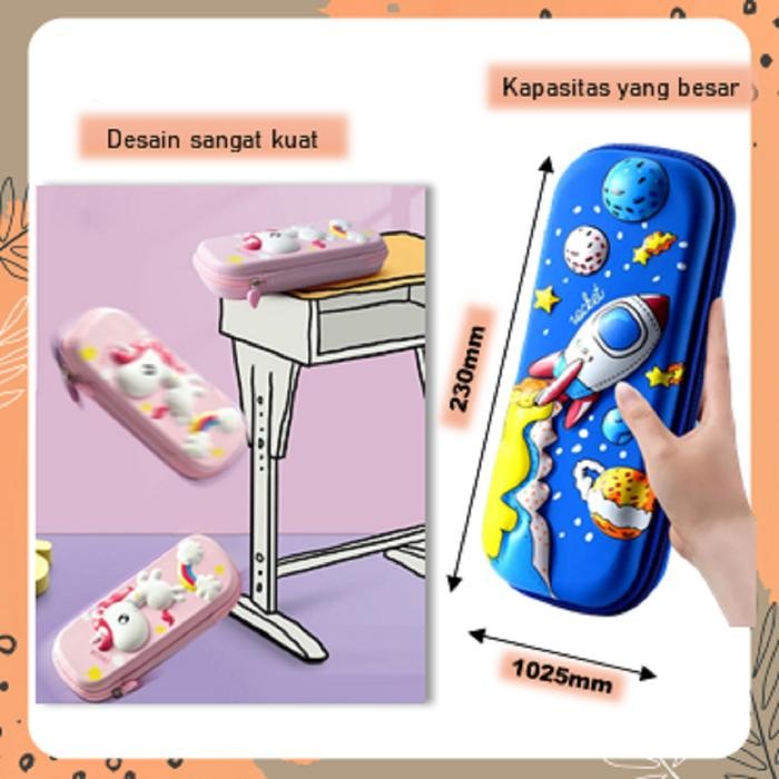 

Deli Stationary - Tempat Kotak Pensil Anak 3D Karakter Cars Astronot Galaxy Aesthetic Bahan Eva