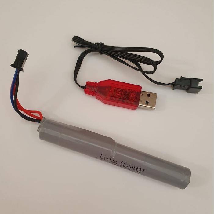 SRIY Baterai Battery Li-Ion 7.4 Volt 7.4V Xyl Mp5 Mp5K Water Gel Blaster
