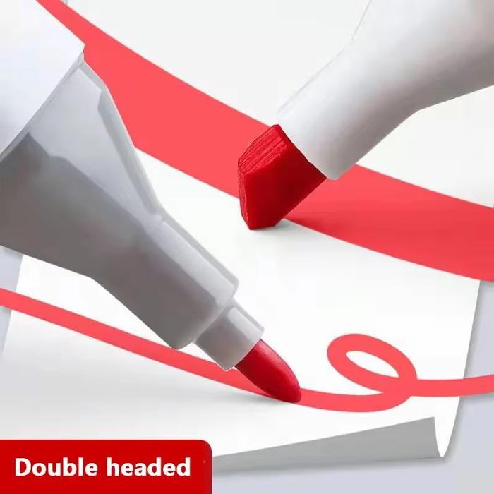 

Double Pen Tip Markers Brush Pens Set Painting Highlighter School Art Supplies Pasti Ori