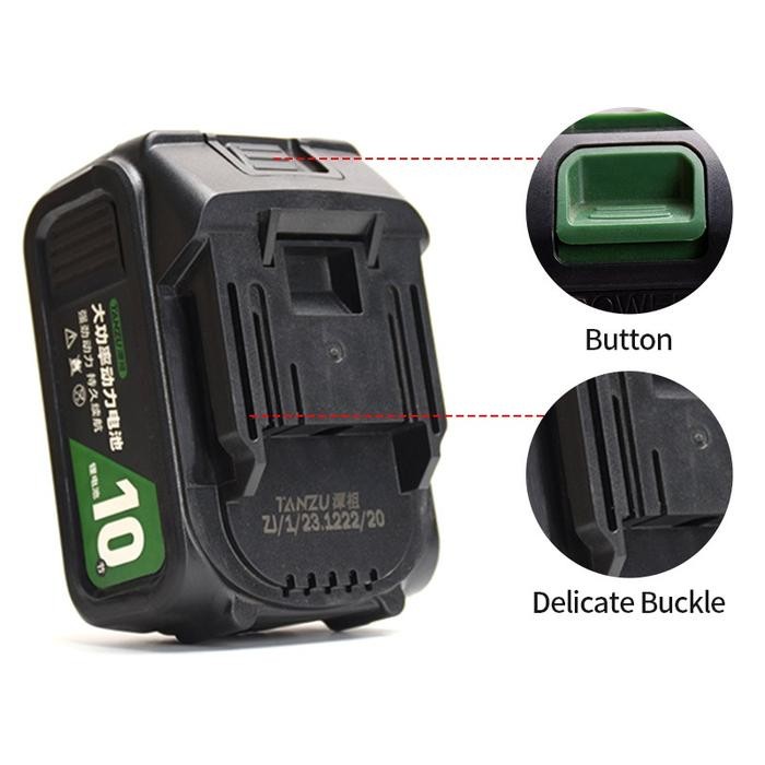 [Tersedia] Baterai Pengganti Baterai Lithium Tanzu Mt-21V Cocok Untuk Tanzu Logam Profesional Bor