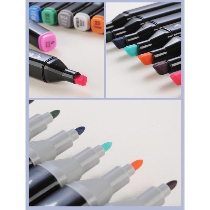 

Touch Spidol Warna Dual Side Fine Art Brush Pen Art Marker Set 30Pcs Pasti Diskon