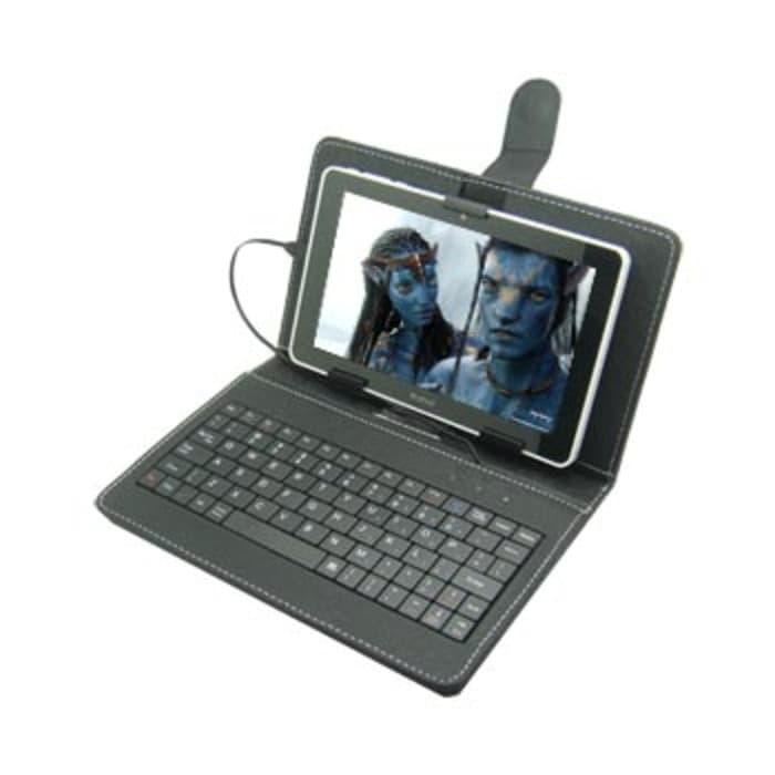 BRG BARU Universal Keyboard Case for Tablet 10 Inch Konektor Via Micro USB OTG