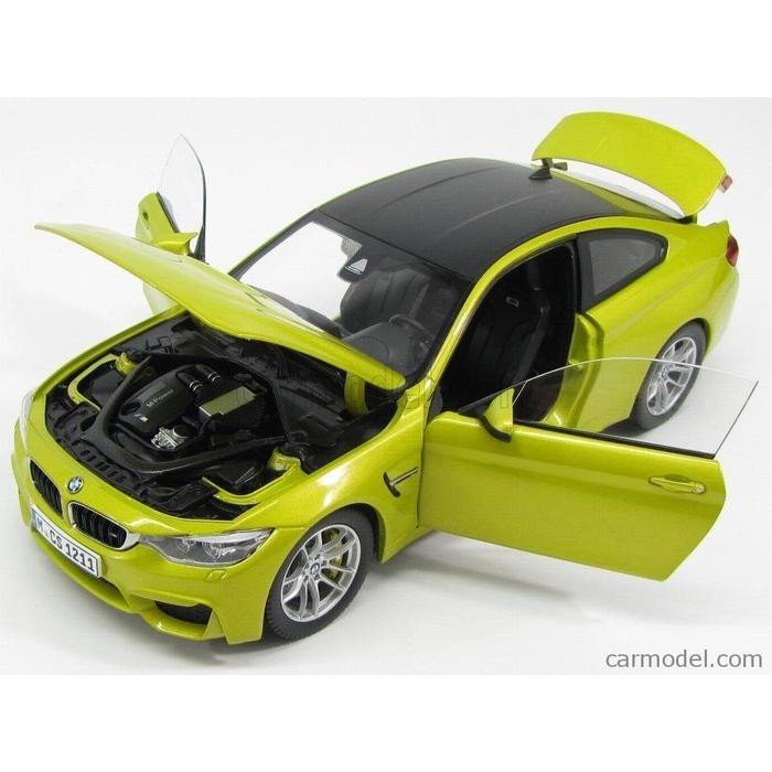 1/18 PARAGON BMW M4 COUPE KUNING DIECAST MINIATUR MOBIL NOT AUTOART