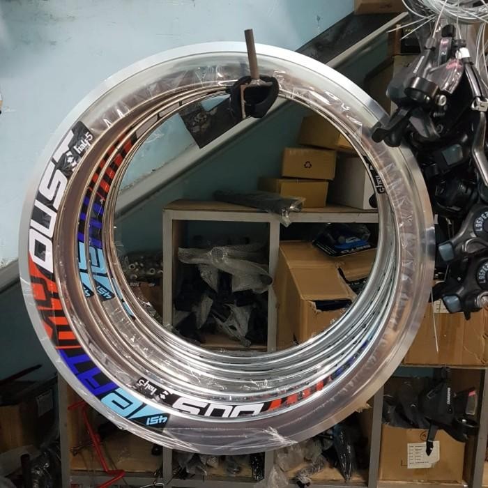 (2PC) RIMS VELG SEPEDA GT HALF5 20 451 40MM 28H 32H NT PACIFIC DECA ORIGINAL QUALITY