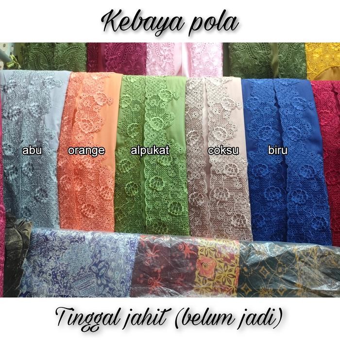 KEBAYA POLA BORDIR KUDUS BAHAN KATUN TOYOBO FD