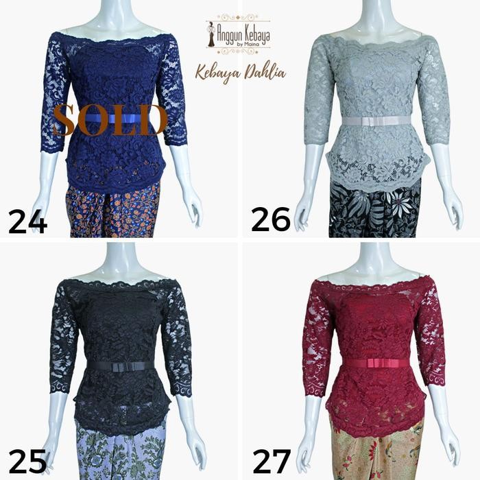 ANGGUN KEBAYA - Kebaya Dahlia Kebaya Sabrina Brokat Kebaya Wisuda Kebaya Remaja Kebaya Simpel Kebaya