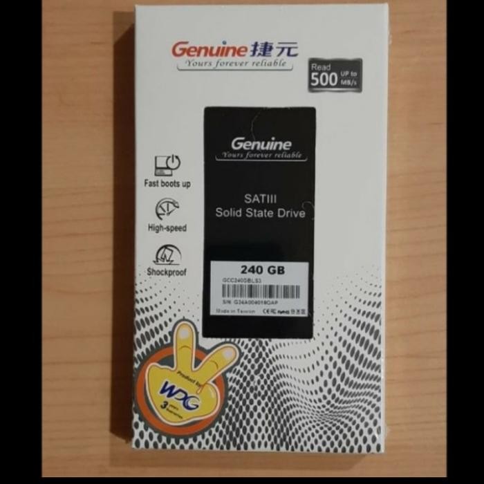 Ssd Genuine 240Gb Sata