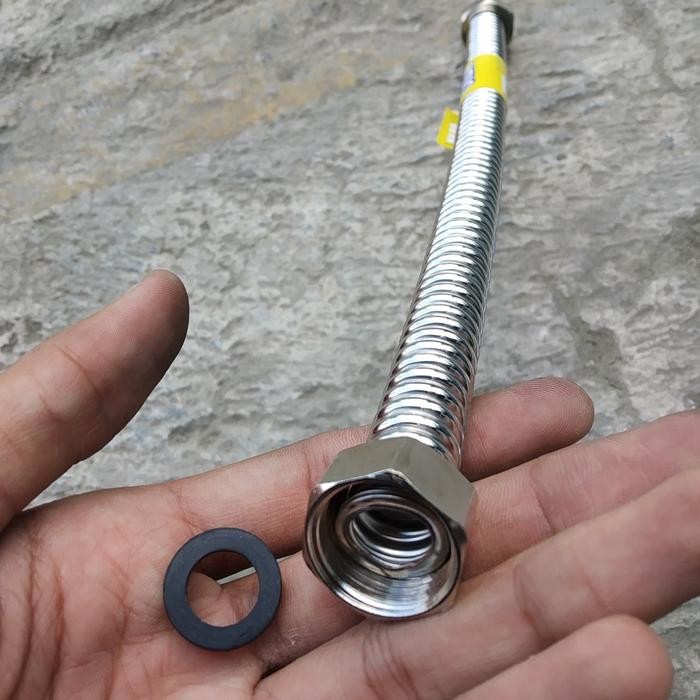 Selang Flexible Air Panas Hw Onda 60 Cm Selang Water Heater Kaku Depok